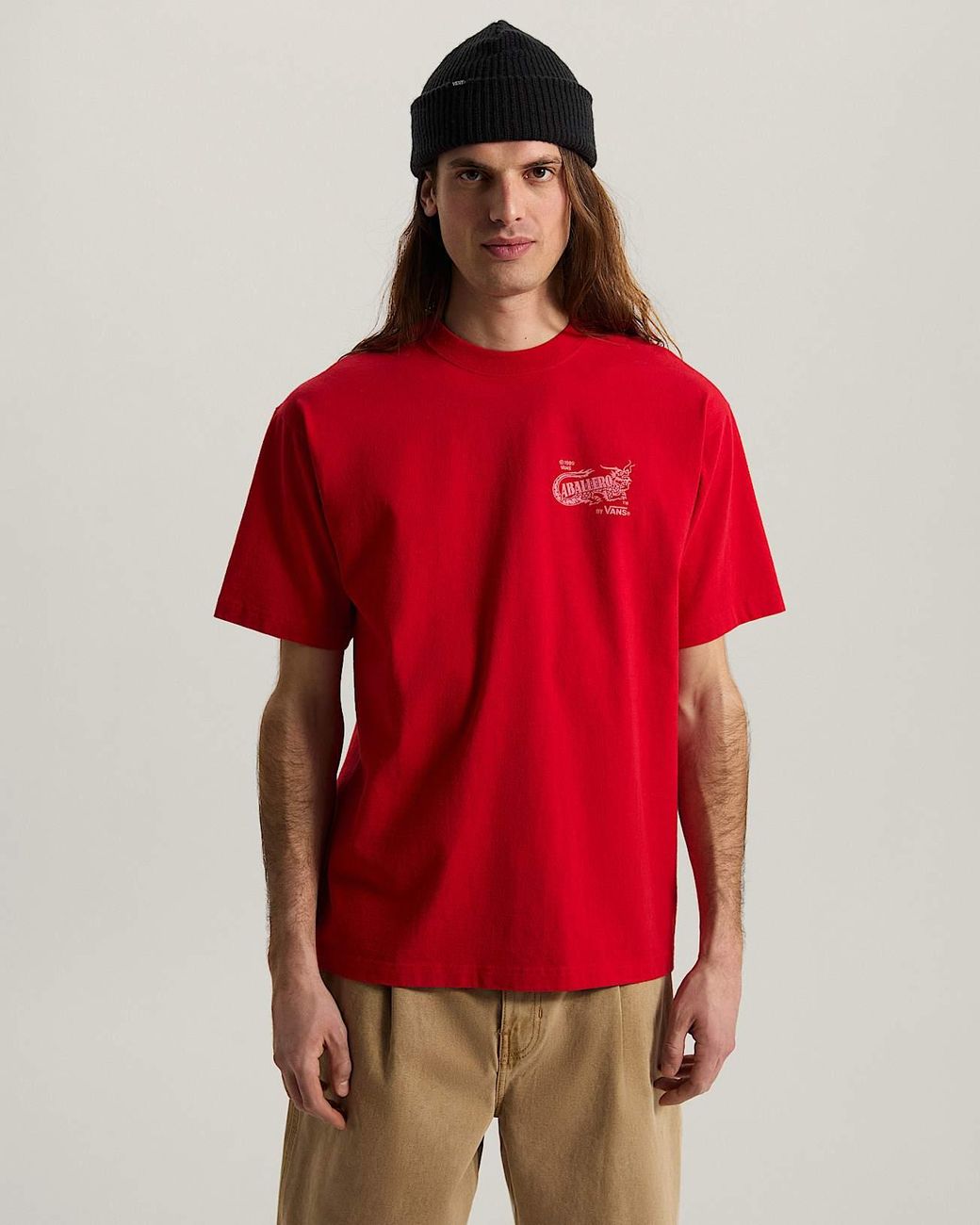 Vans Red Caballero T-Shirt for men