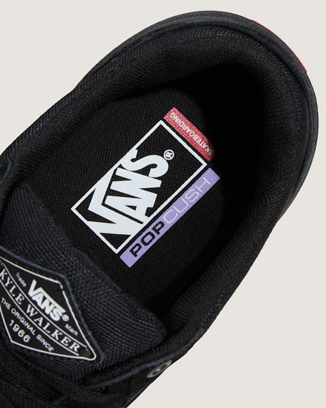 Vans Black Skate Kyle Walker Wafflecup Shoes for men