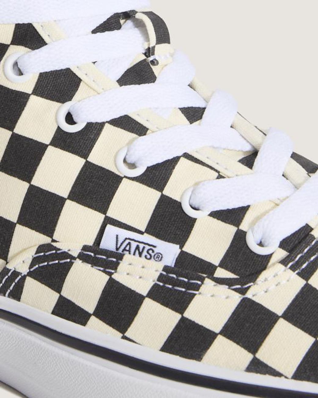 Vans Natural Authentic Hi 2.0 Checkerboard Shoes for men