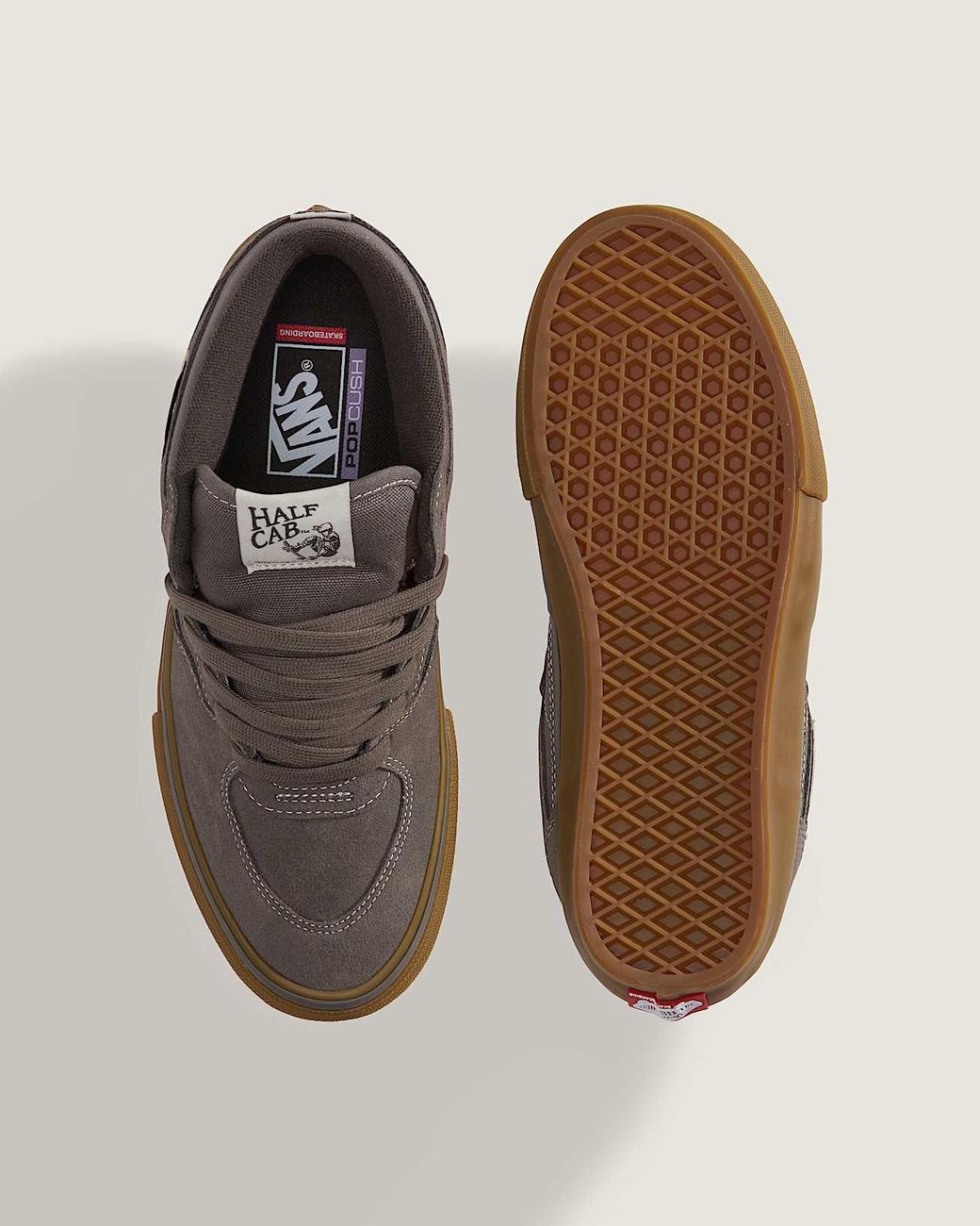 Vans Brown Skate Half Cab Shoes for men