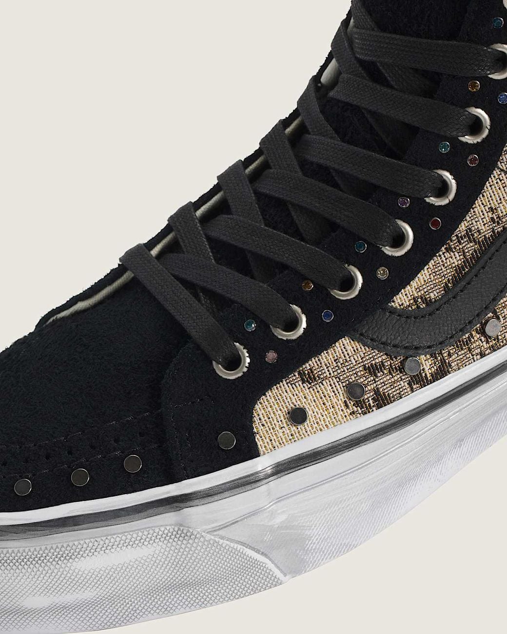 Vans Black Premium Sk8-Hi Shoes for men