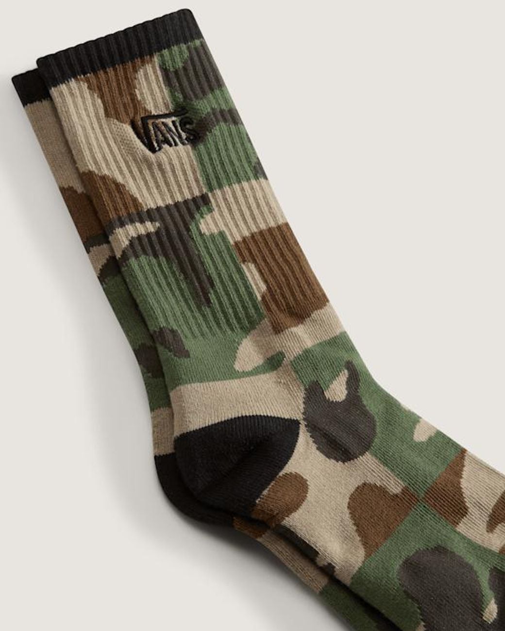 Vans Gray Verne Crew Socks, Size: L (8.5-12​ for men