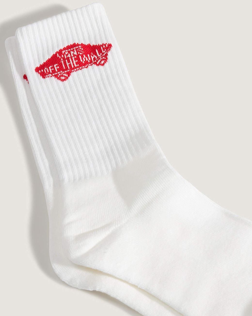 Vans White Classic Crew Socks (1 Pair) Size: L (8.5-12​ for men