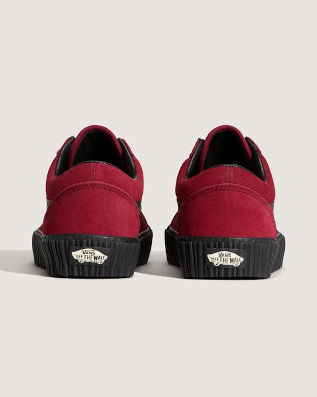 Vans Red Old Skool Creeper Shoes for men