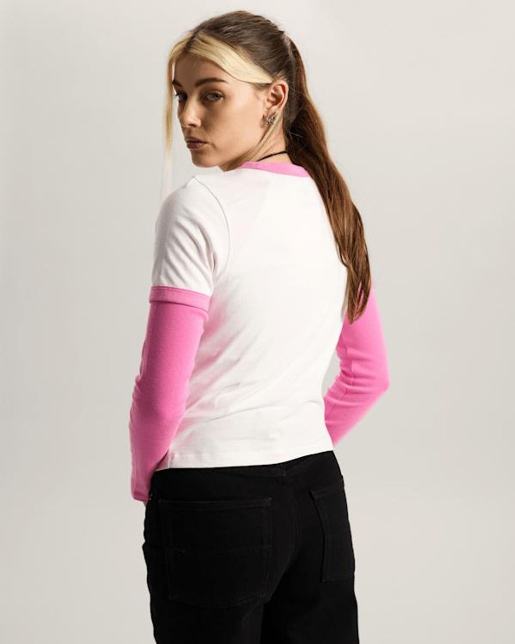 Vans Puppy Ringer Tee, Vrouw, Grootte in het White