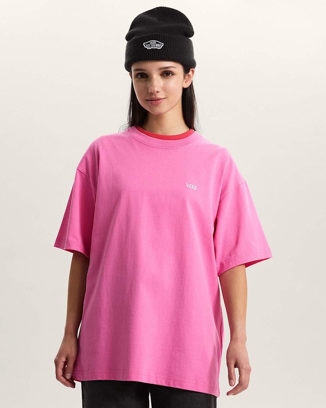 Vans Pink Left Chest Ii Loose T-Shirt for men