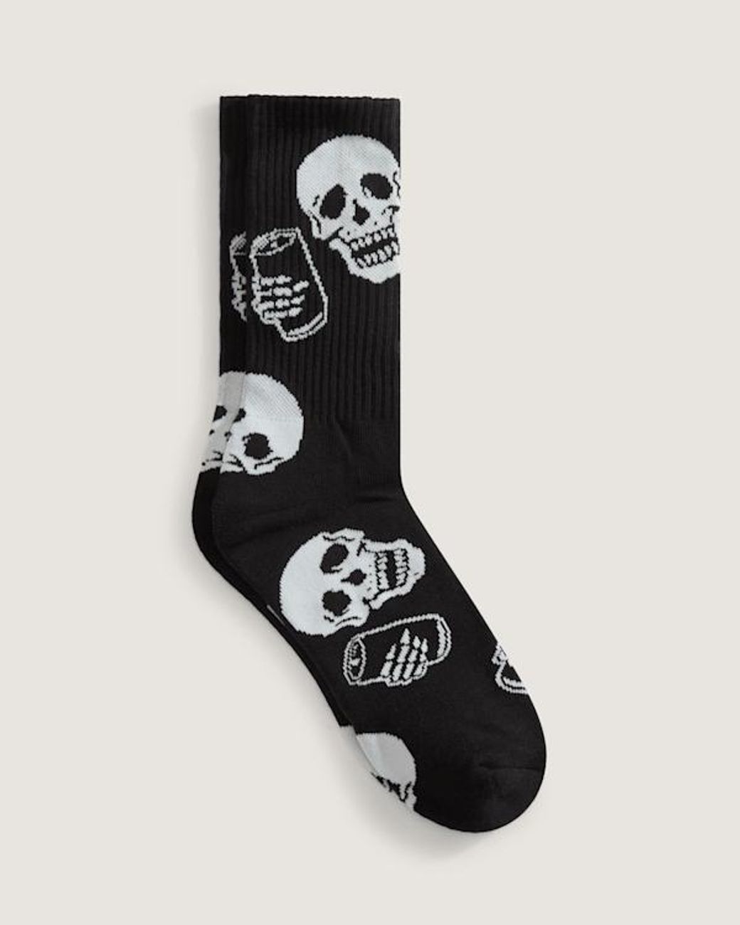 Vans Black Verne Crew Socks (1 Pair) Size: L (8.5-12​ for men