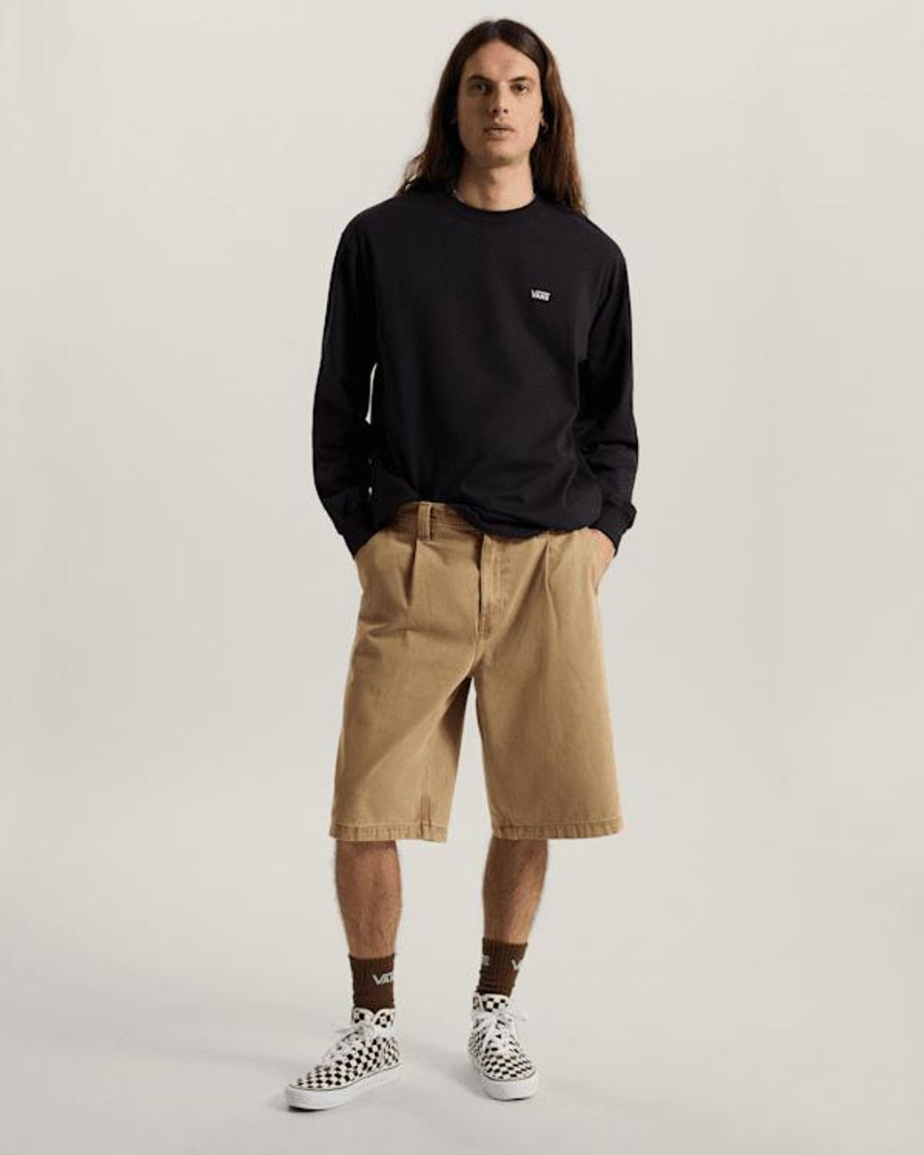 Vans Natural Authentic Chino Baggy Short for men