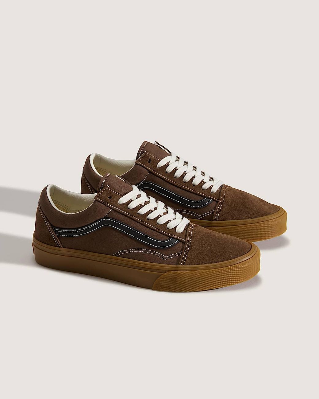 Vans Brown Old Skool Shoes for men