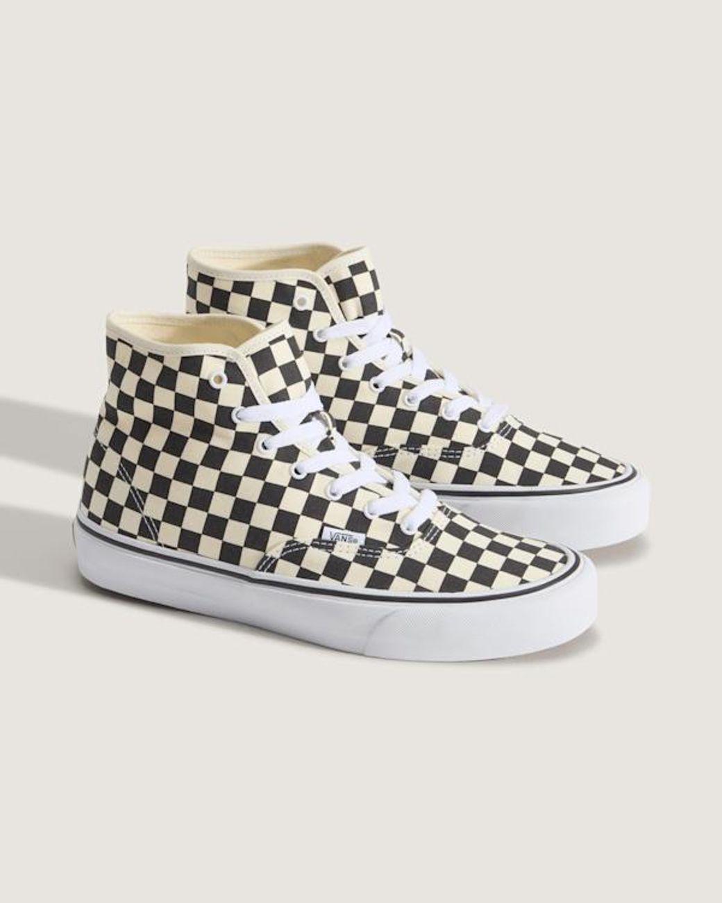Vans Natural Authentic Hi 2.0 Checkerboard Shoes for men