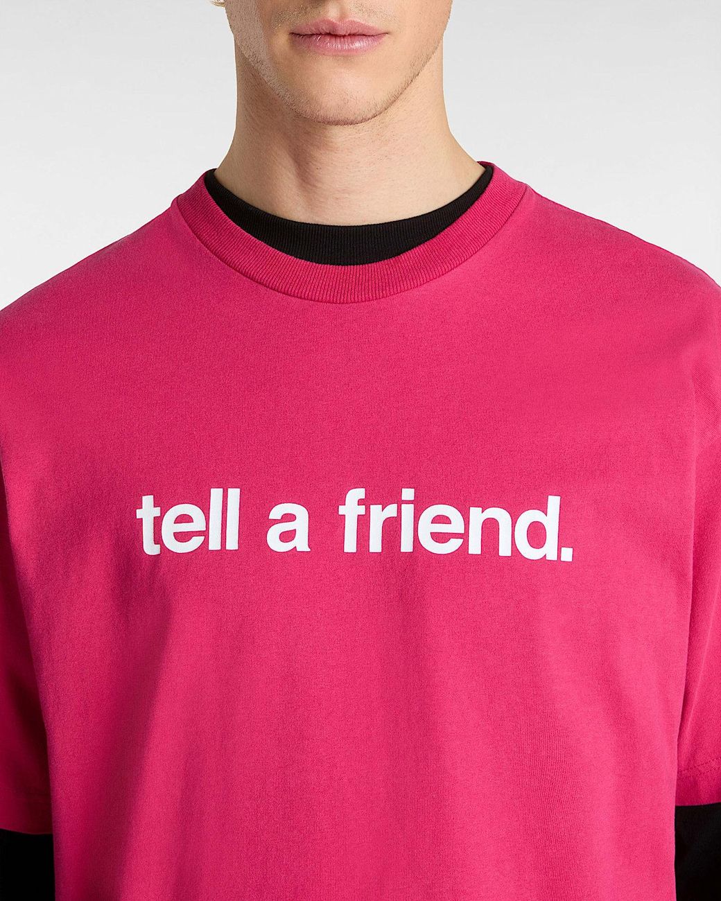 Vans Pink Tell A Friend T-Shirt