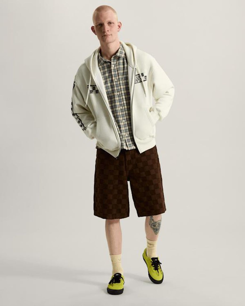 Vans Natural Racing Full Zip Hoodie for men