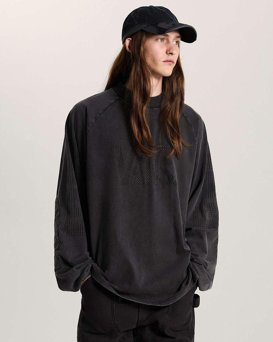 Vans A.O.D. By Slam Jam Lasered Langarmshirt, Herren, Größe in Black für Herren