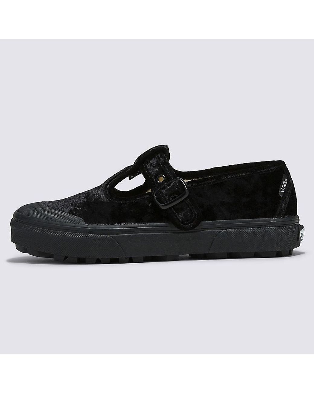 Vans Style 93 Crushed Velvet Shoes in Black Lyst UK