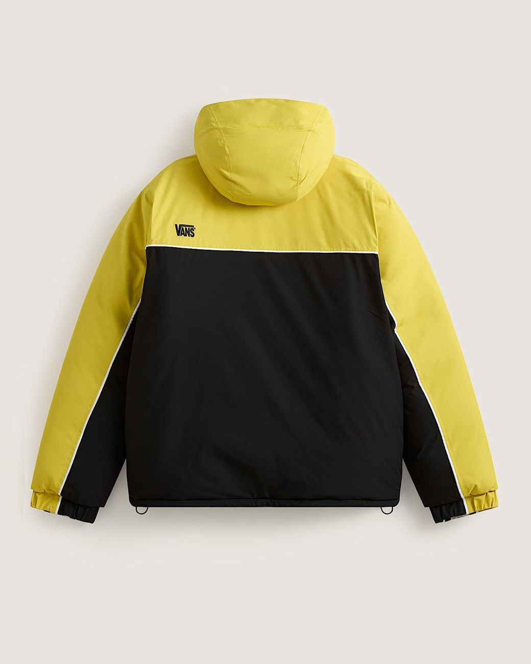 Vans Black 90's Big Block Hooded Puffer Jacket for men