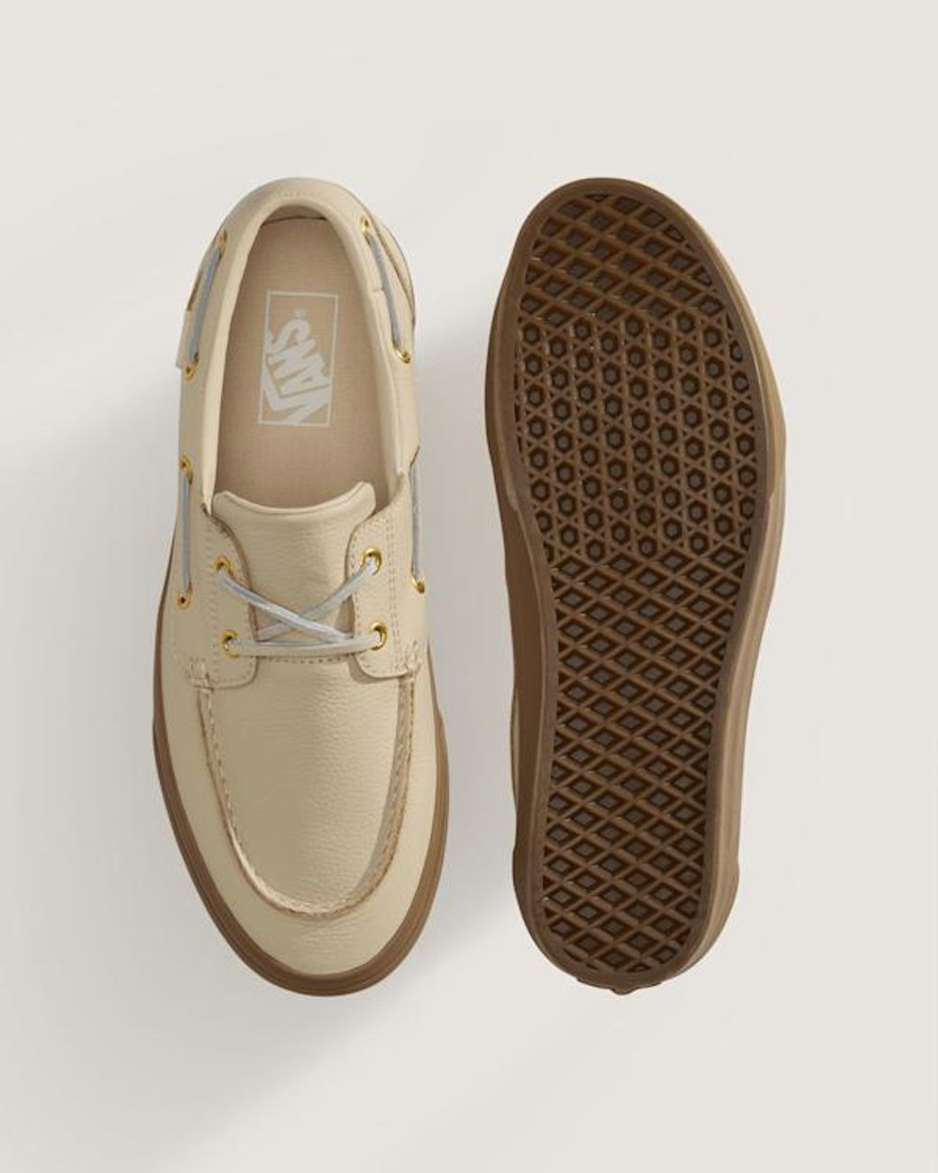 Vans Natural 2-Eyelet Boat Shoes for men
