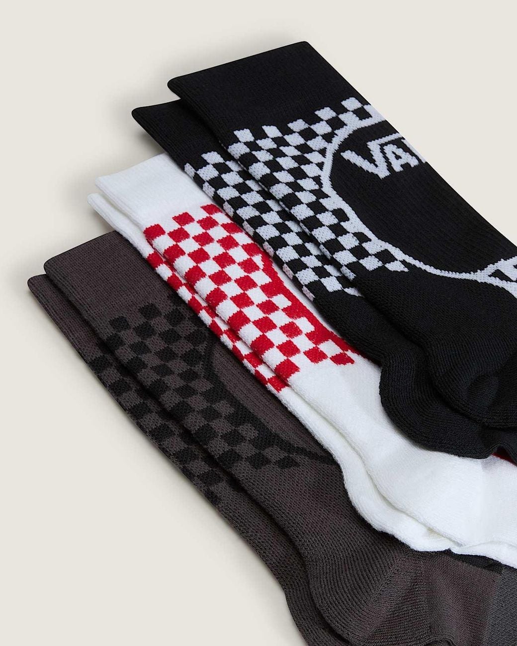 Vans A.O.D. By Slam Jam Checker Socken (3 Paar) Herren, Größe: L (42.5-47 in Black für Herren
