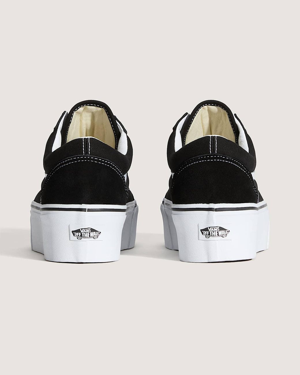Vans Old Skool Platform Schuhe, Herren, Größe in White für Herren