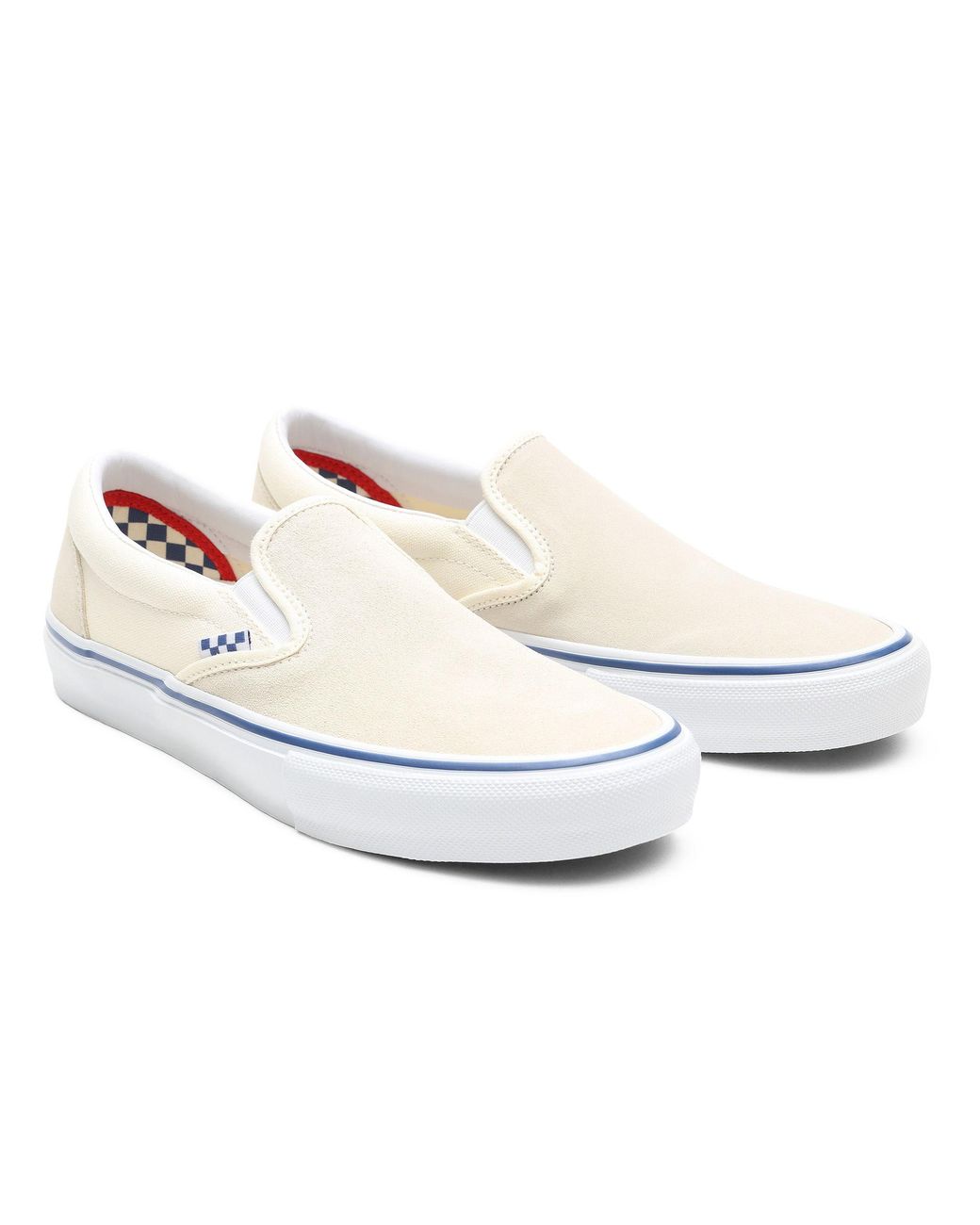 Vans Slip-on Skateschoenen in het Wit - Lyst