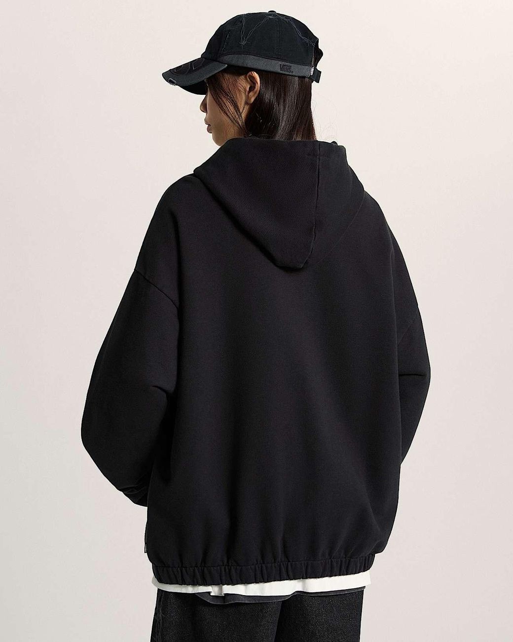 Vans Black A.O.D. By Slam Jam T Zipped Hoodie for men