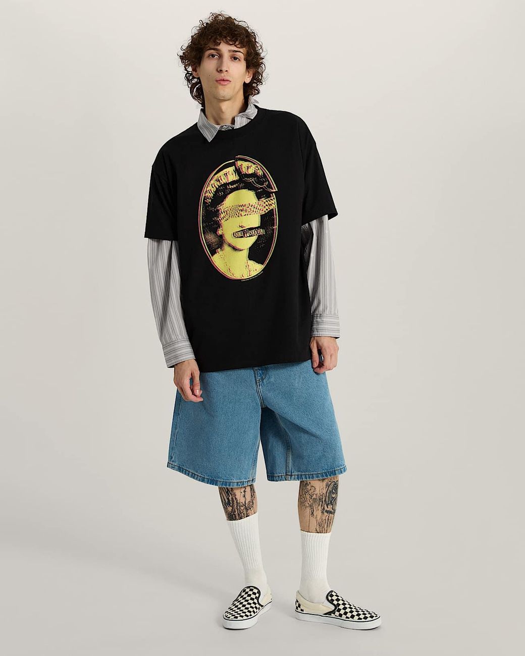 Vans Black Sex Pistols Pretty Vacant T-Shirt for men