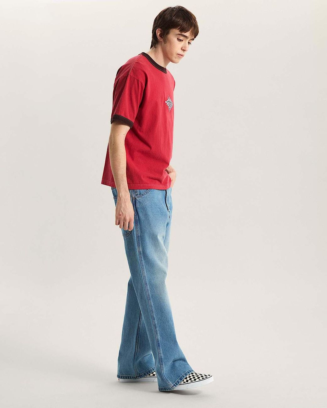 Vans Red Flame Face T-Shirt for men