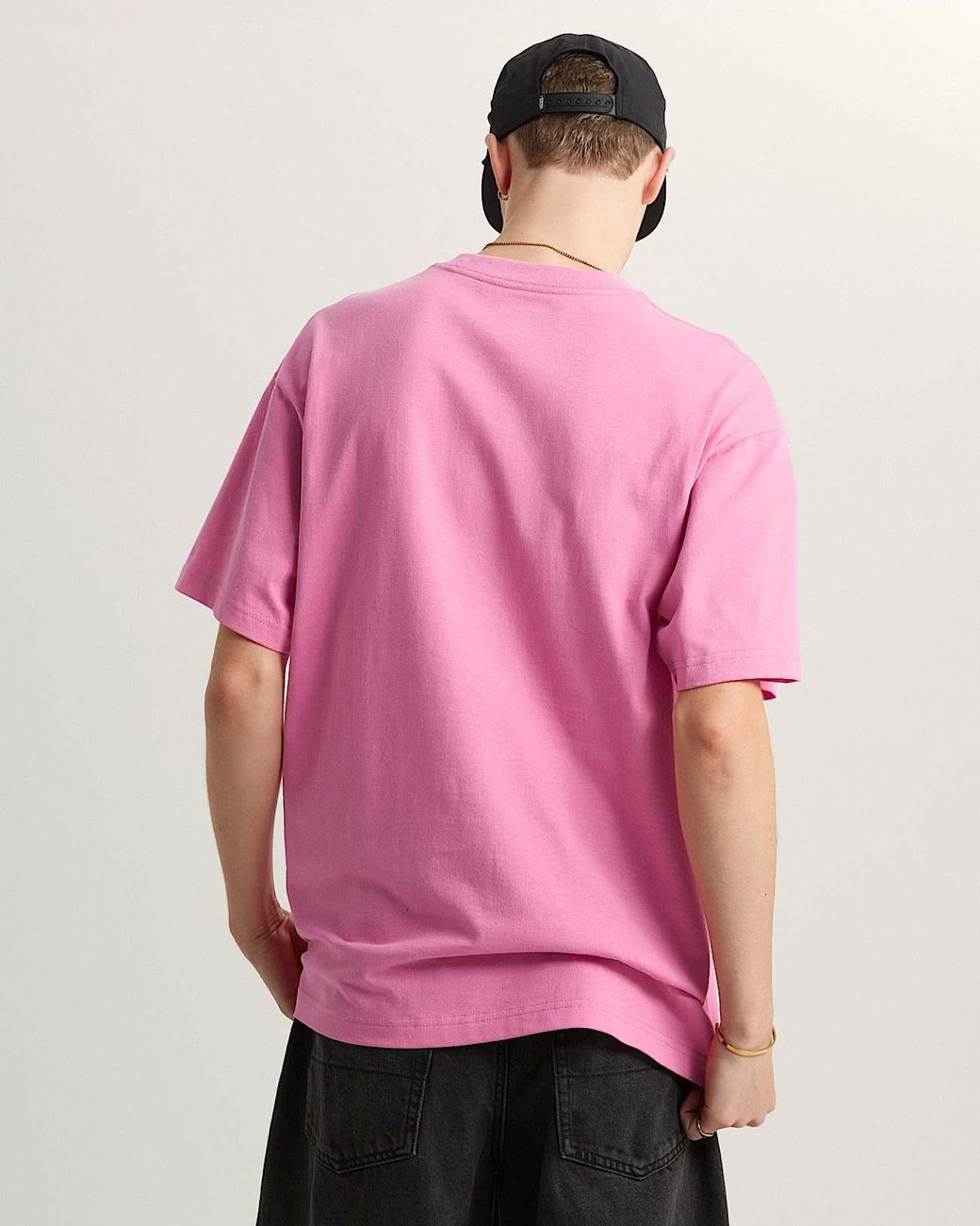 Vans Pink Left Chest Ii Loose T-Shirt for men