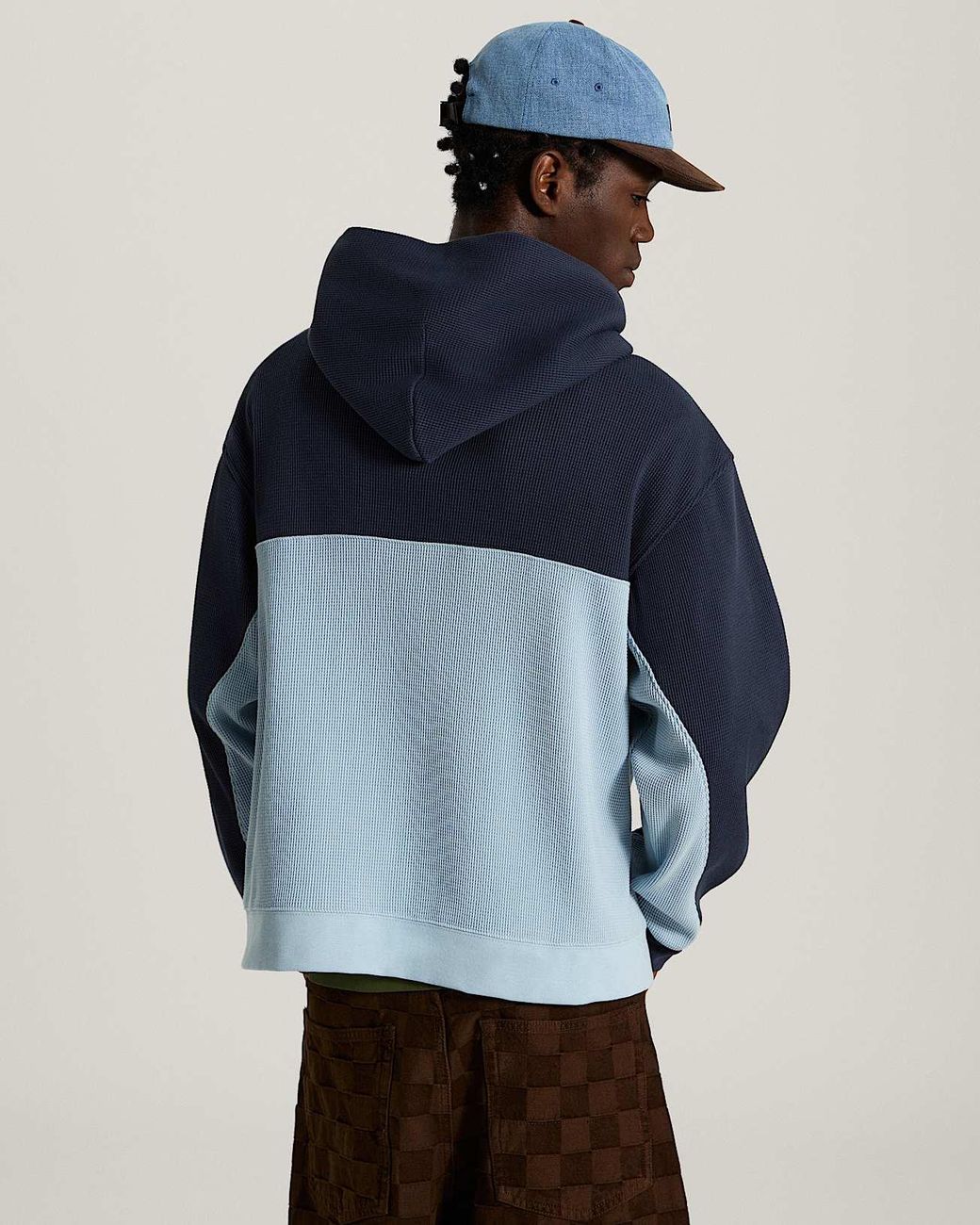 Vans Blue X Rowan Quarter Zip Hoodie for men
