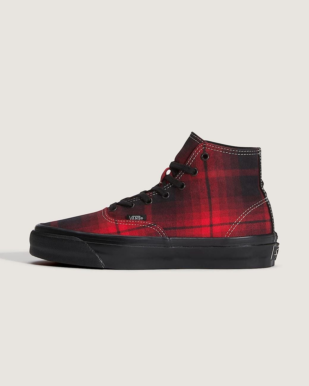 Vans Red Premium Authentic Hi 2.0 Shoes for men