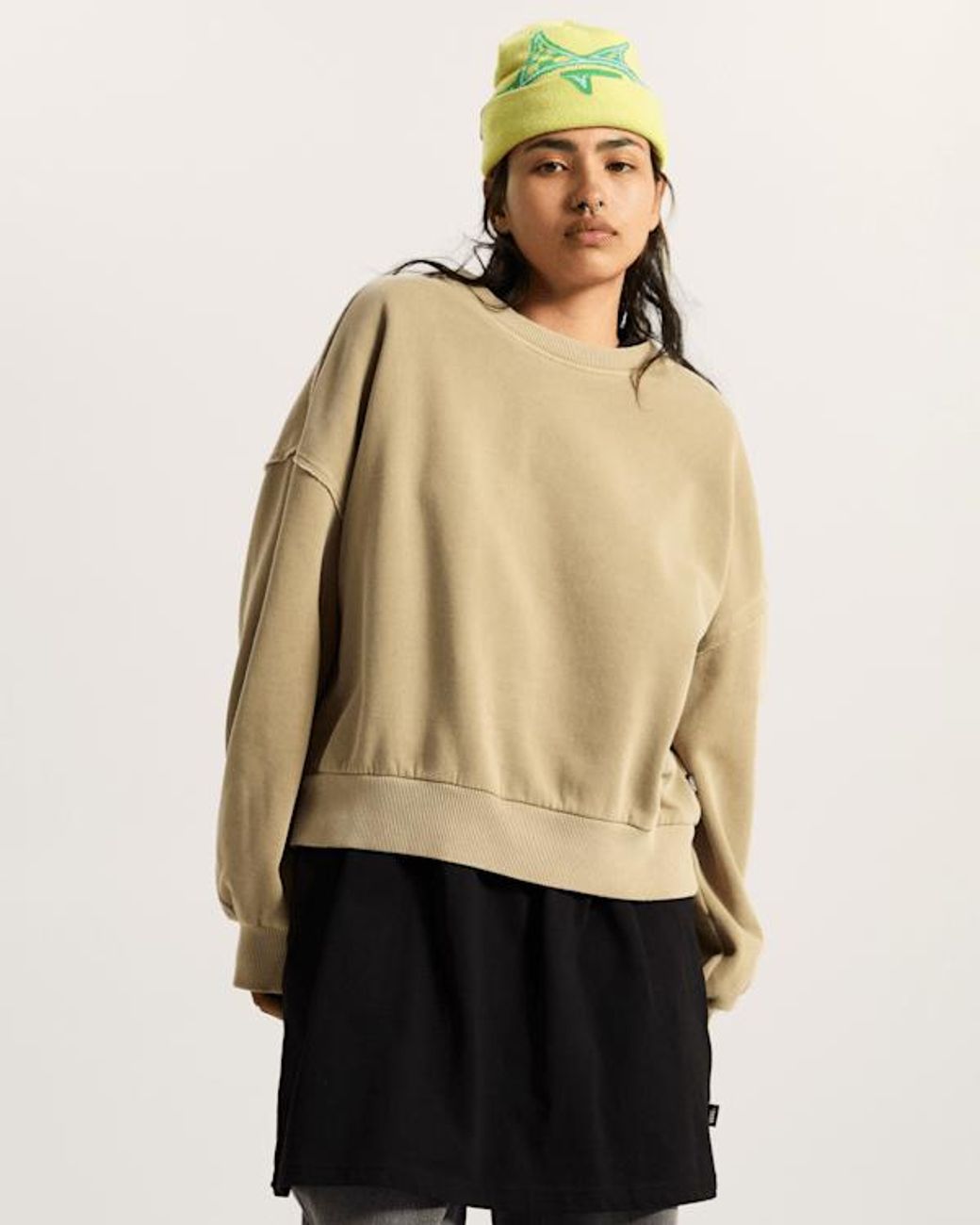 Vans Natural Got Your Back Crew Sweatshirt, Damen, Größe