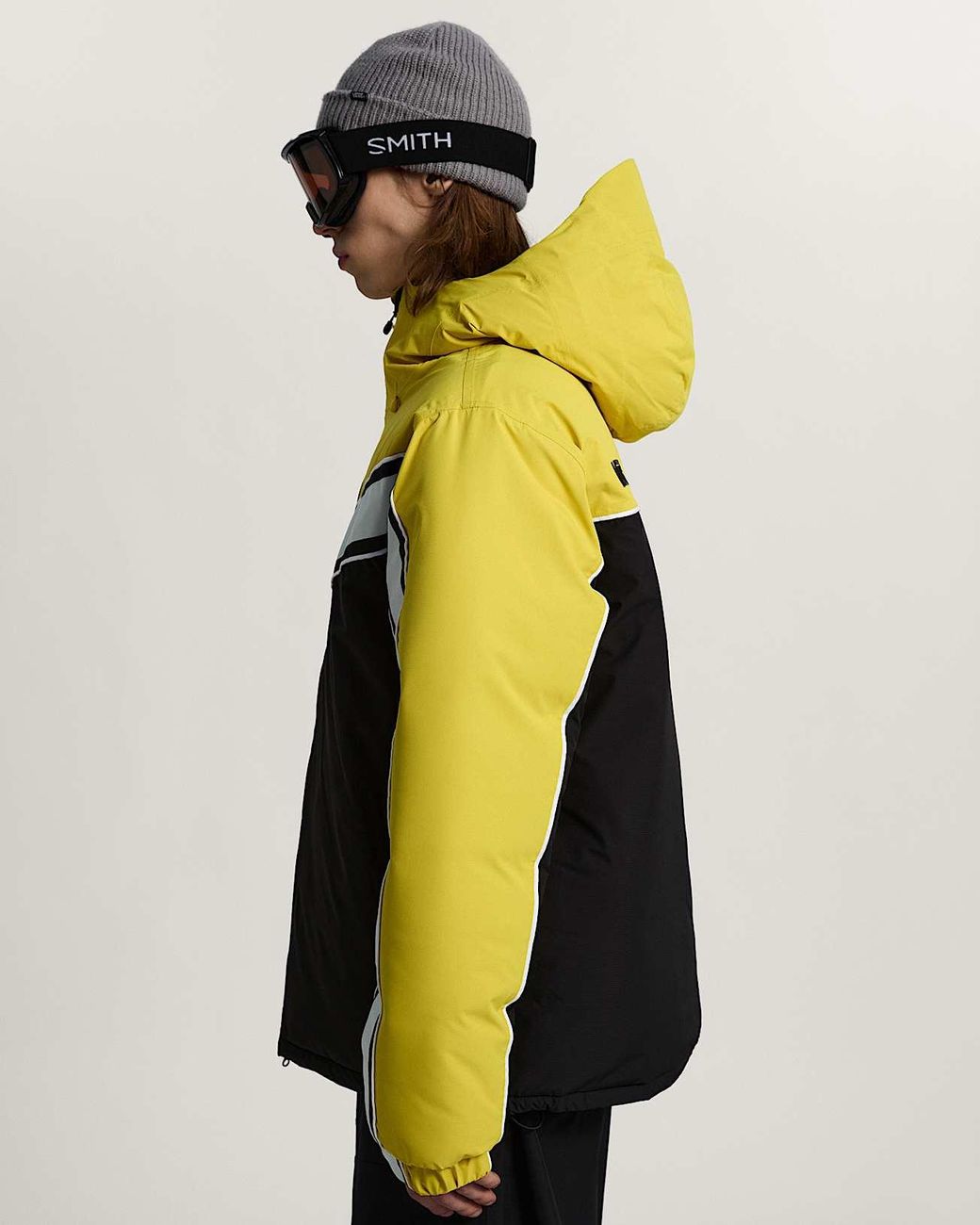 Vans Black 90's Big Block Hooded Puffer Jacket for men