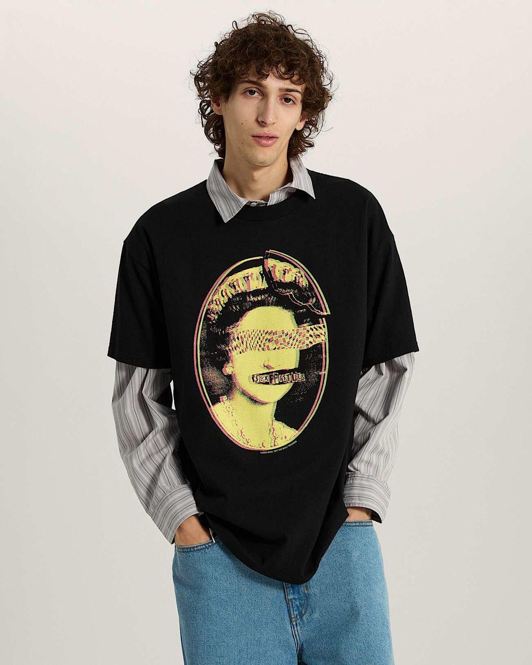 Vans Black Sex Pistols Pretty Vacant T-Shirt for men