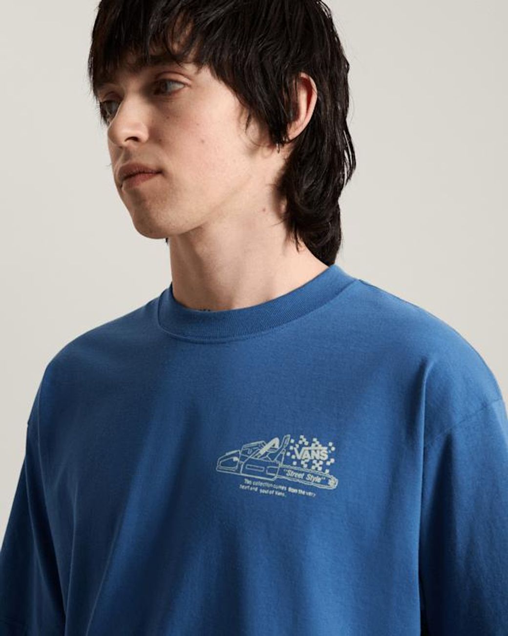 Vans Blue Dirt Trip T-Shirt for men