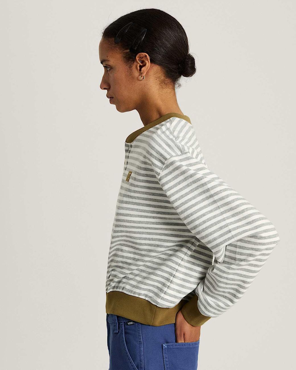 Vans Metallic Molly Long Sleeve Henley