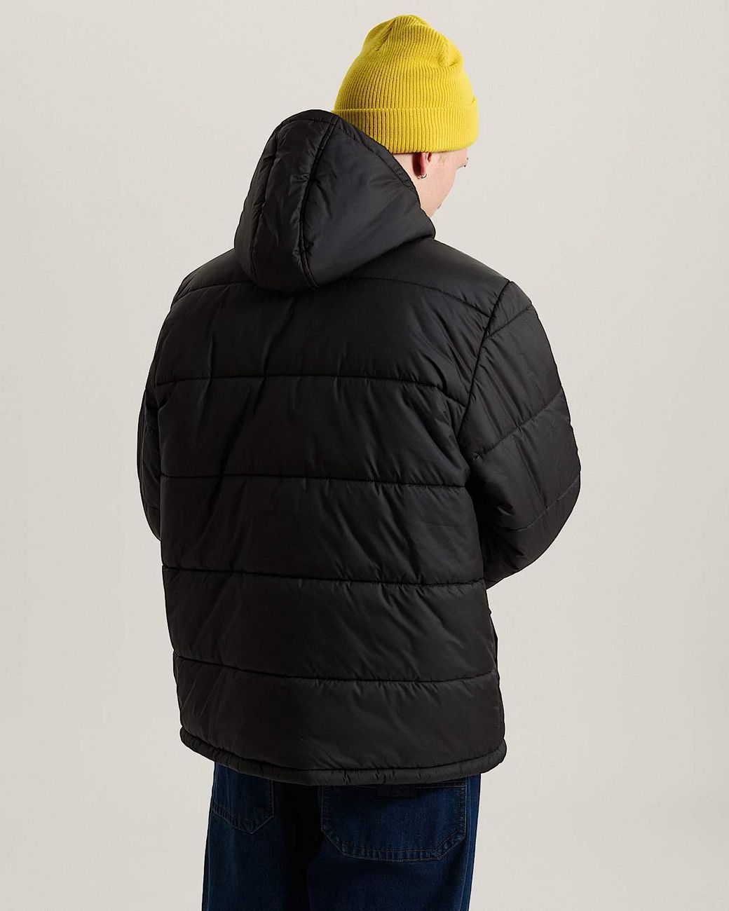 Vans Black Hillgate Puffer Jacket for men