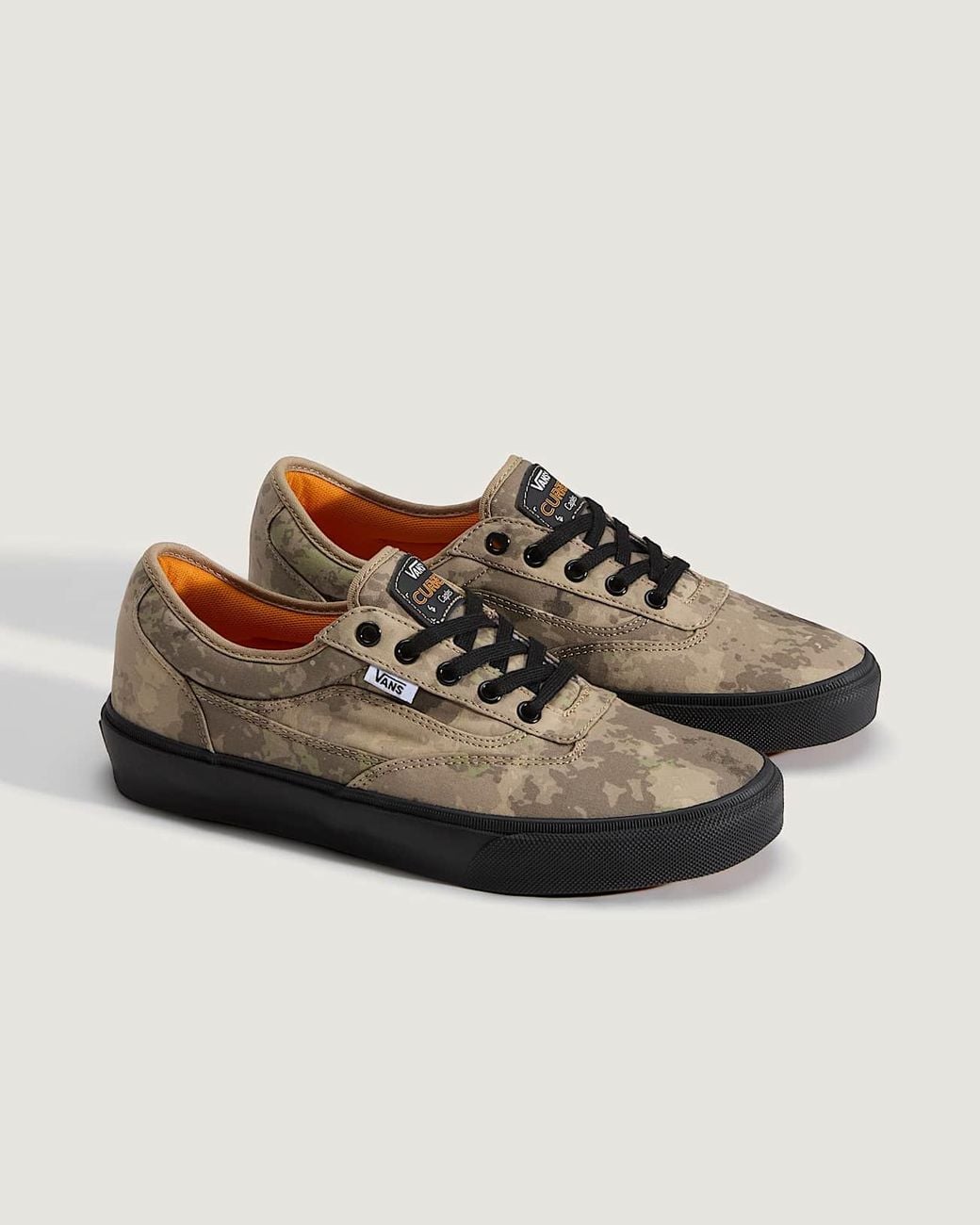 Vans Brown Skate Curren Caples Shoes for men