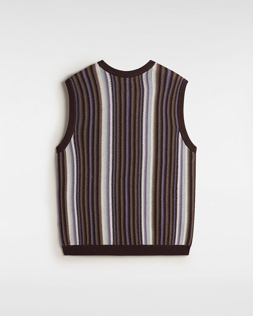 Vans Brown Premium Samuelson Sweater Vest for men