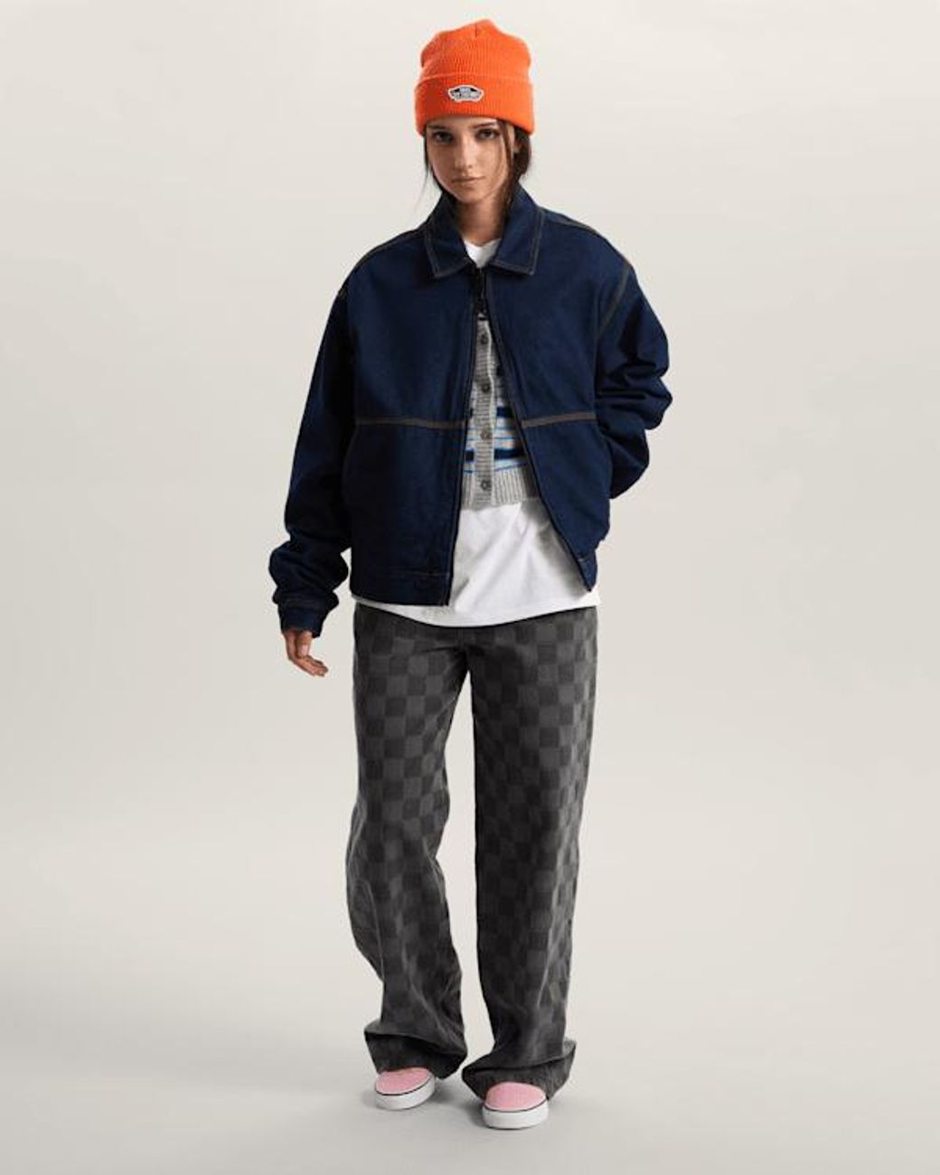 Vans Premium Station Jacke Aus Denim, Herren, Größe in Blue für Herren