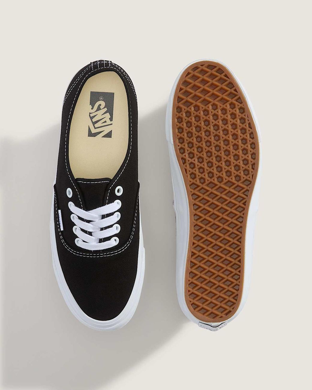 Vans Black Premium Authentic 44 Shoes for men