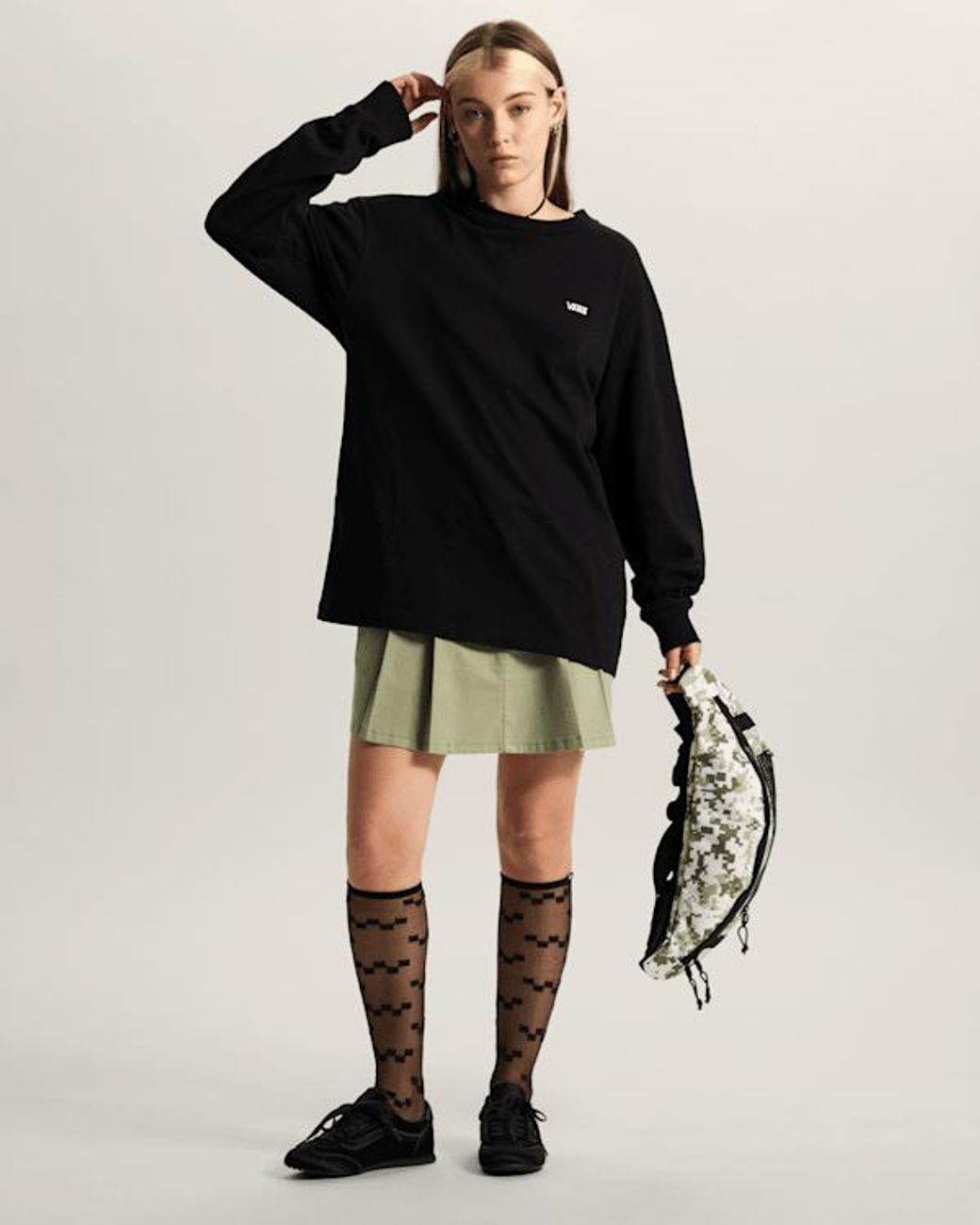 Vans Natural Authentic Chino Mini Skirt