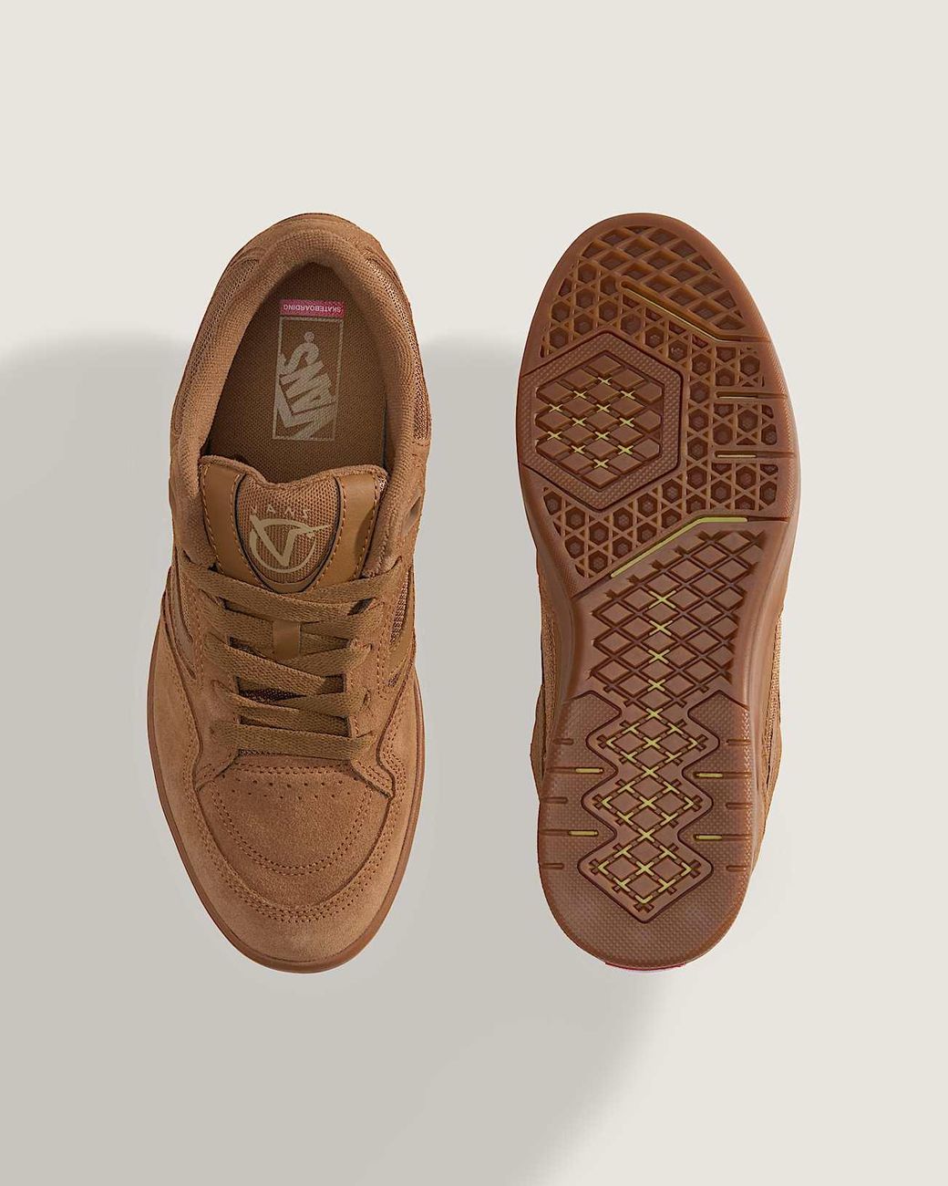 Vans Brown Skate Rowan Z3 Shoes for men