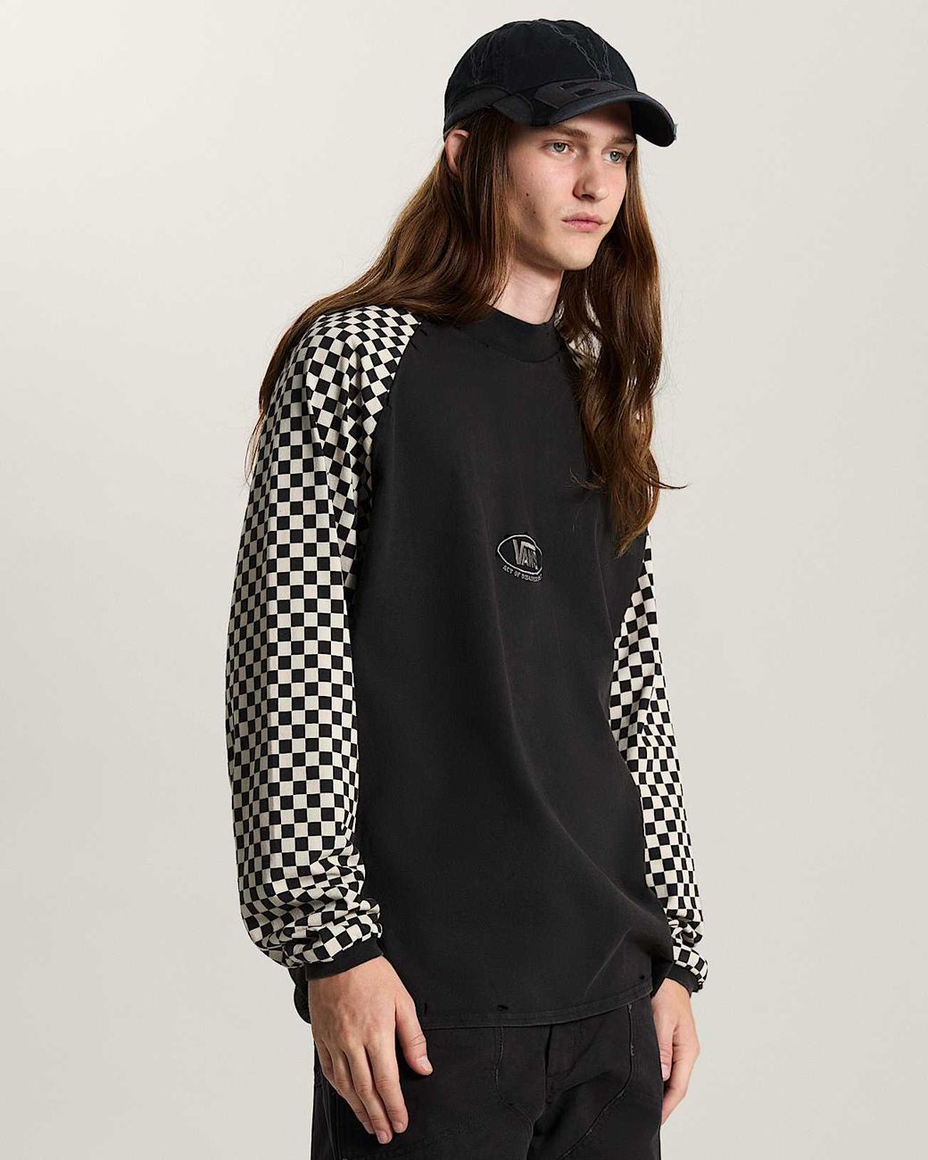 Vans A.O.D. By Slam Jam Racing Langarmshirt, Herren, Größe in Black für Herren