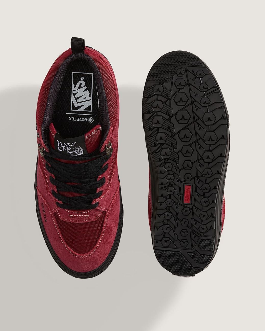Vans Red Half Cab Gore-Tex Shoes for men