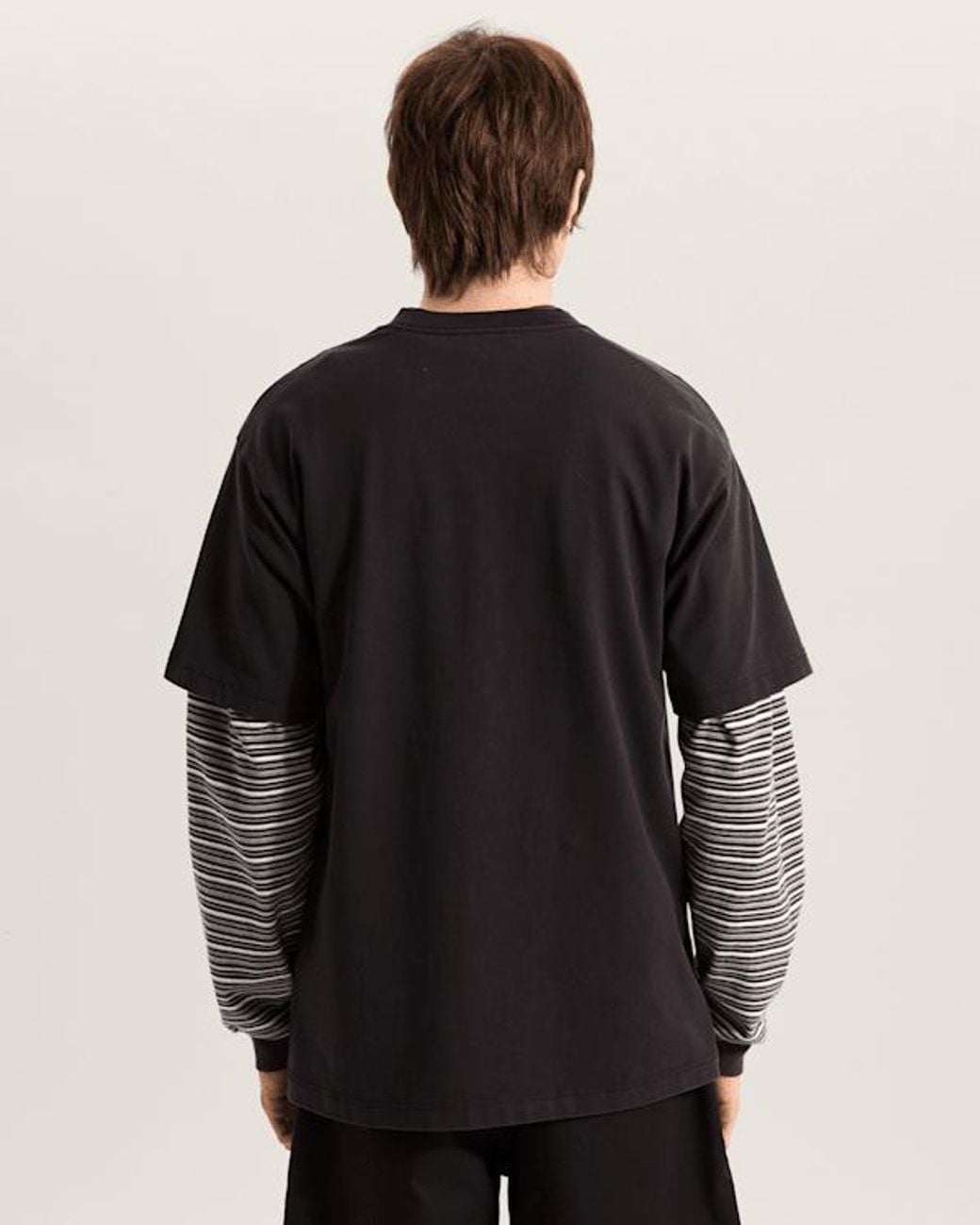 Vans Black Commitment 4 Dummies Loose T-Shirt for men
