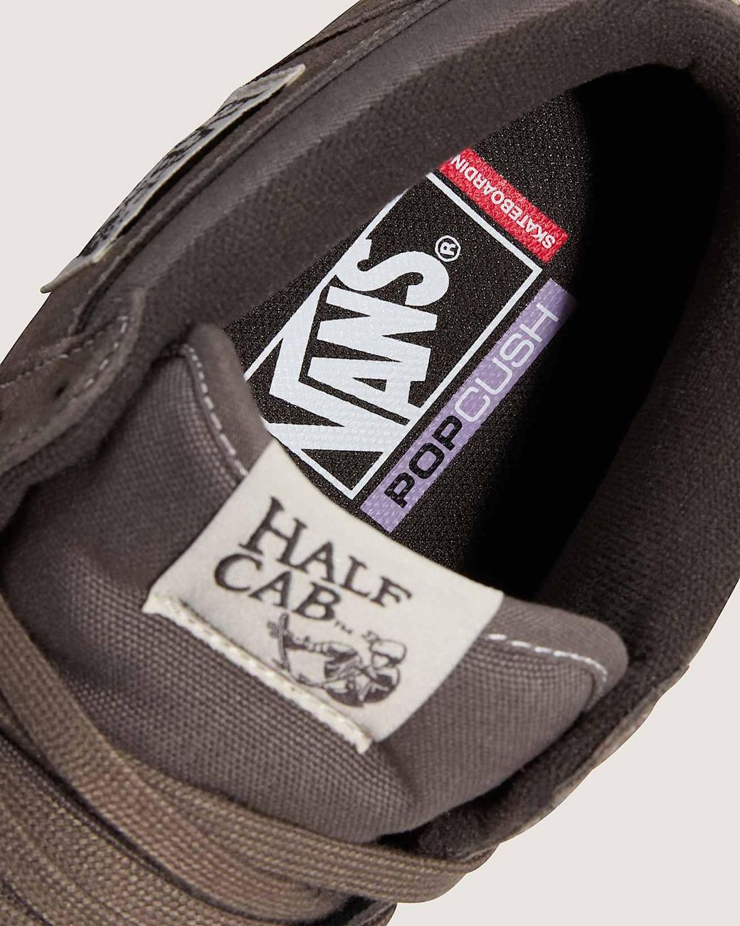 Vans Brown Skate Half Cab Shoes for men