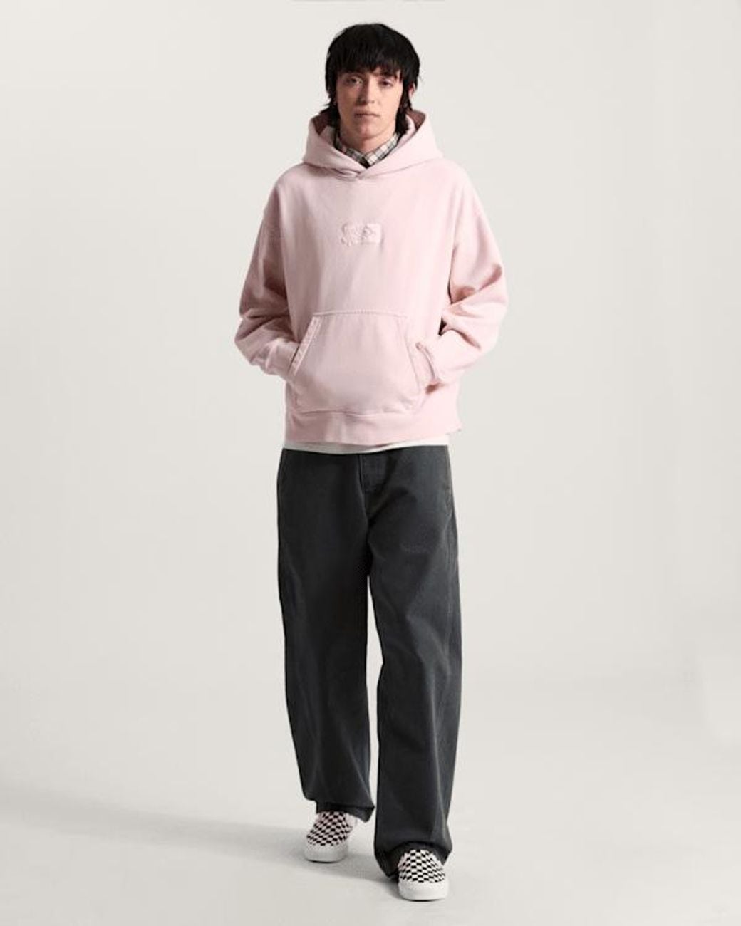 Vans Pink Premium Pullover Hoodie for men