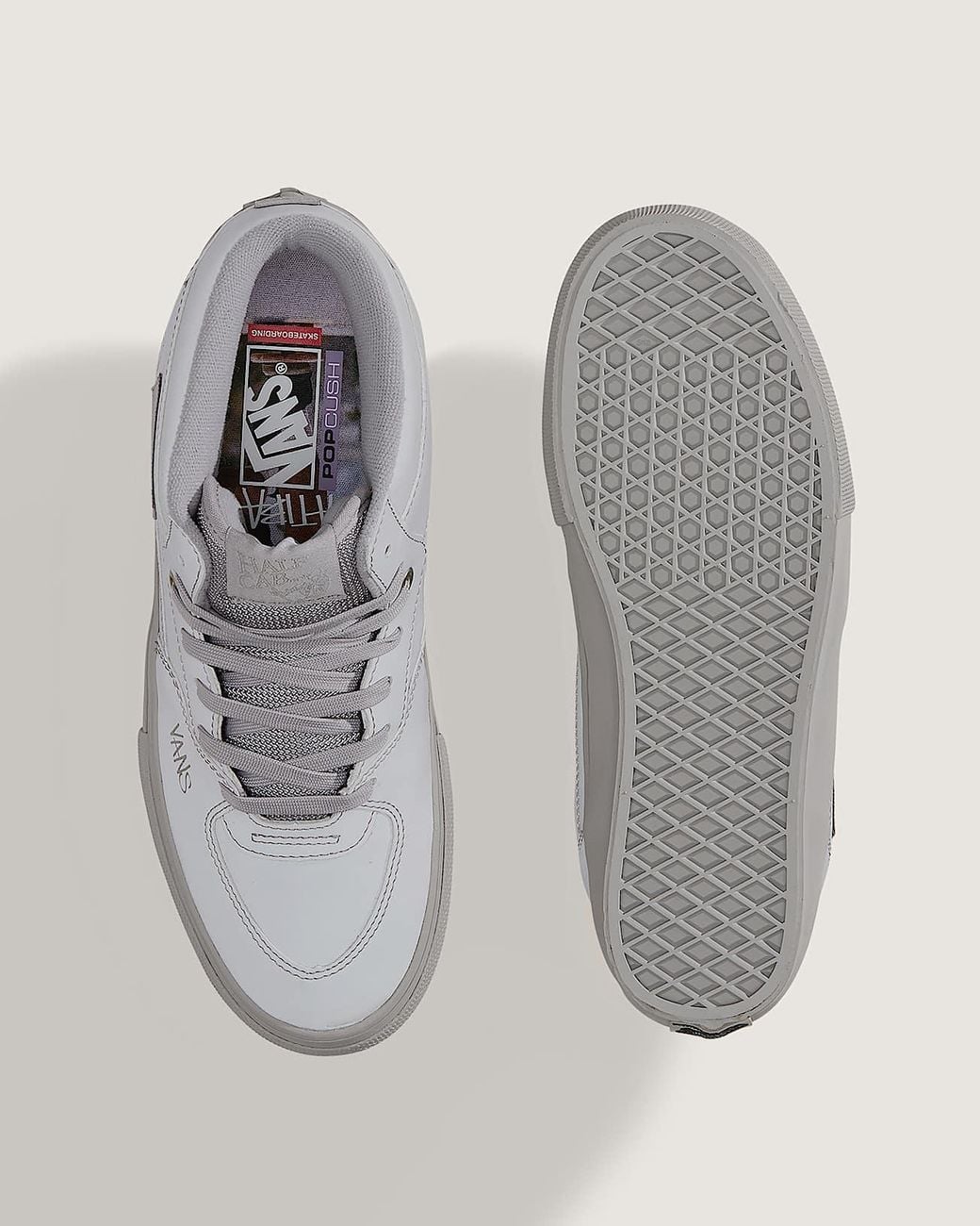 Vans White Skate Half Cab Shoes By Atiba for men