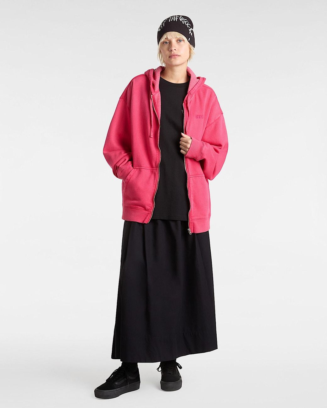 Vans Pink Everyday Zip Pullover Hoodie
