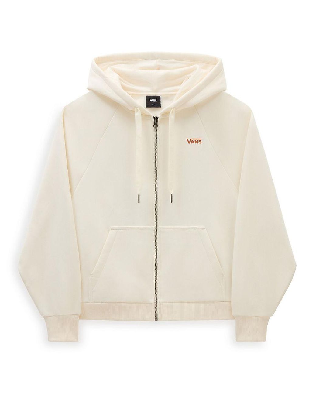 Vans Checker Flower Cocoon Zip Pullover Hoodie in Natural Lyst UK