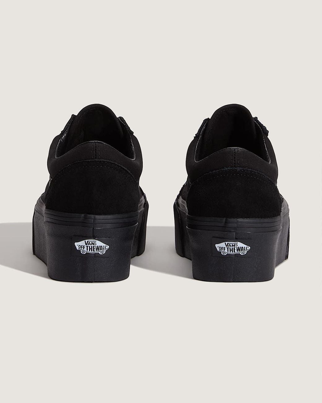 Vans Black Old Skool Platform Schuhe, Damen, Größe